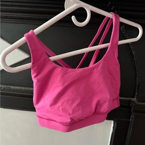 Sonic pink lululemon energy bra